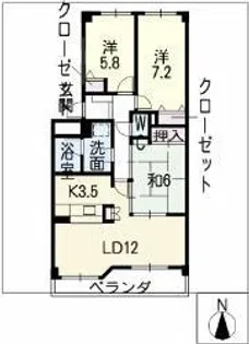 エスペランサⅡ【3階】の間取り