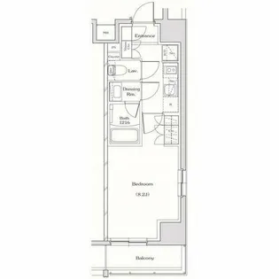 ザ・パークハビオ名古屋松原【1009号室】の間取り