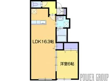 クリスタル【1階】の間取り