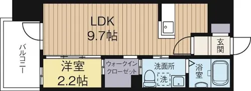 グランフォーレ大名プレミア【501号室】の間取り