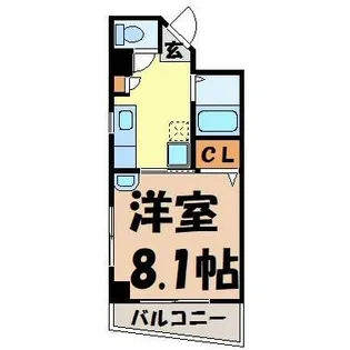 サンセイハイツ桜山【7階】の間取り