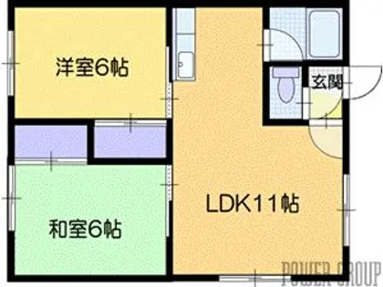 第1コーポ和【2階】の間取り