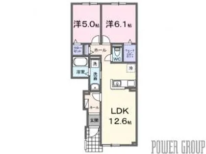 クランツ【1階】の間取り