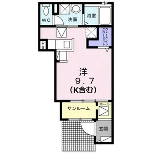 TN CasaⅡ【1階】の間取り