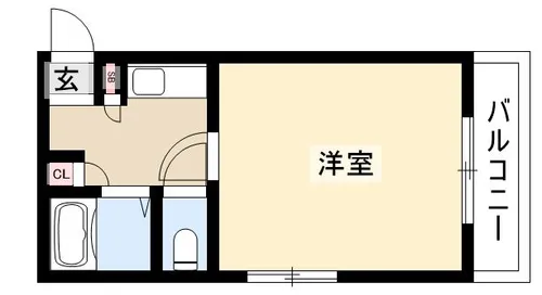 富士レイホービル第二【103号室】の間取り