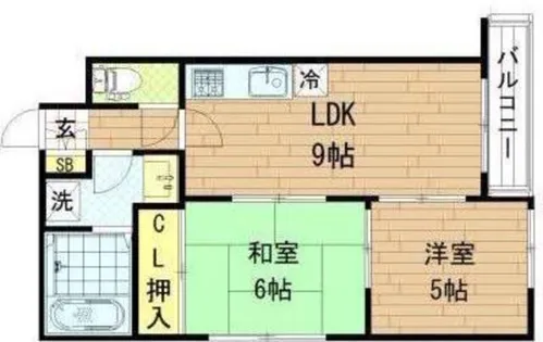 グランアルシュ【7階】の間取り