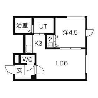 ブランノワール湖水【4階】の間取り