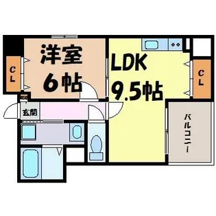 アルカサール【2階】の間取り