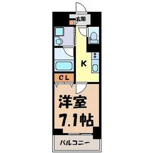 カルマート【6階】の間取り