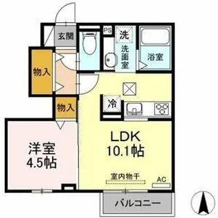 佳未【1階】の間取り