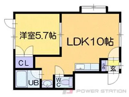コーポKei【3階】の間取り