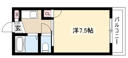 富士レイホービル第二【102号室】の間取り