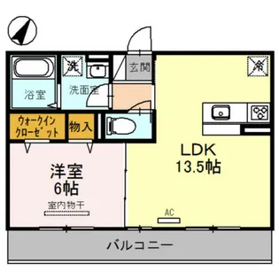 アーバーオークス【3階】の間取り