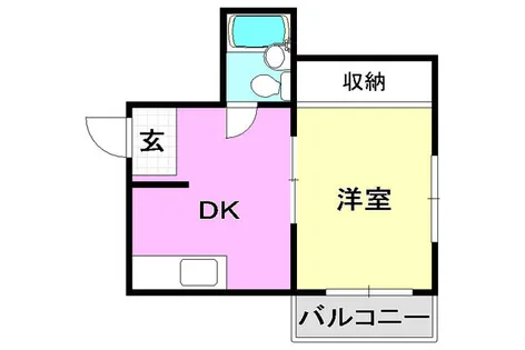 スタジオ108茨木【1階】の間取り