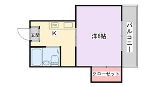 マンション六車【302号室】の間取り