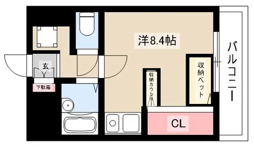 ラ・リヴェール【201号室】の間取り