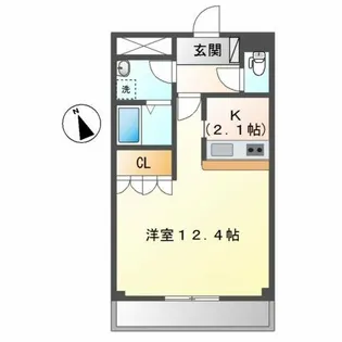 フリューゲルハイム【1階】の間取り