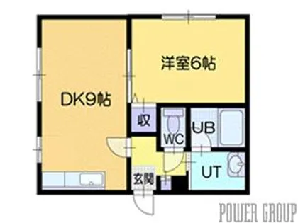 シャインズヒル【1階】の間取り