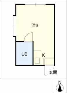 G1ビル大曽根【4C号室】の間取り