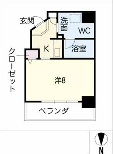 aLATO白壁(旧レジディア白壁)【0205号室】の間取り