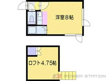 パルメゾン宝塚【2階】の間取り