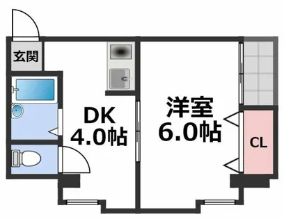 ゴッドフィールドⅢ【2階】の間取り