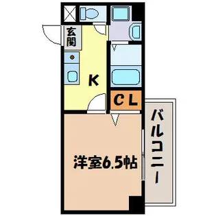 万宝マンション【5階】の間取り