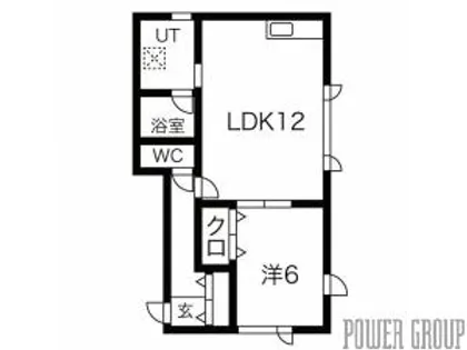 グレートフル【1階】の間取り
