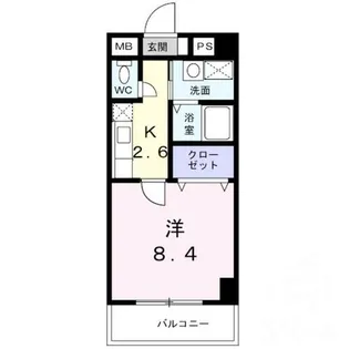 ベル フルール エヌ・エス【3階】の間取り