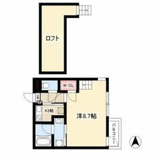 SuccessⅥ【105号室】の間取り