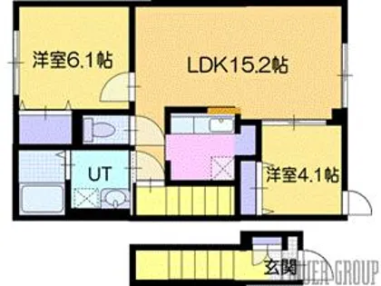 プランドル【2階】の間取り