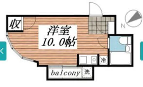 プレアール萱島【402号室】の間取り
