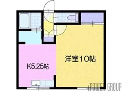 パレスモジュールA【2階】の間取り