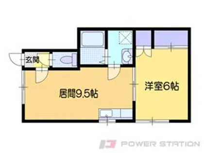 サフランA【2階】の間取り