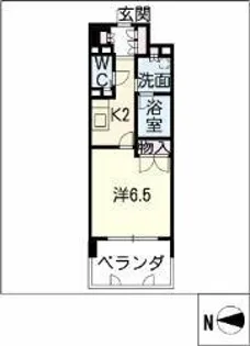 グラン・アベニュー名駅【3階】の間取り