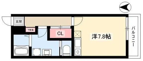 ラポール【1階】の間取り