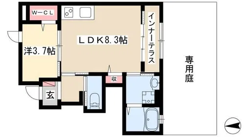 セルバ【1階】の間取り