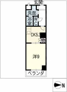 レジディア東桜【4階】の間取り
