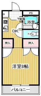 丸七コーポ NO.3【303号室】の間取り