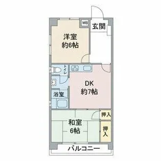 豊月マンション【4階】の間取り