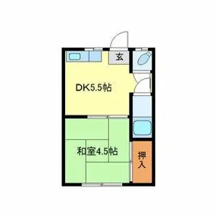 寿荘【10号室】の間取り