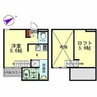 Buffett【2階】の間取り