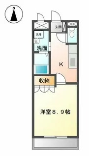 フローラル【3階】の間取り