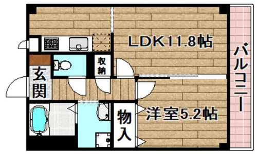 Fine緑が丘【2階】の間取り