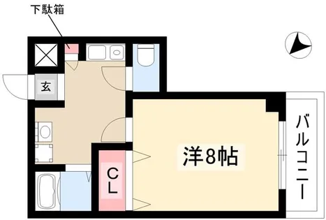 アーバンコート小松【602号室】の間取り