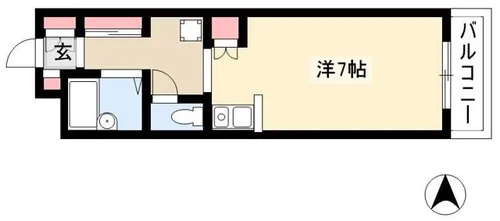 ドール新栄【4階】の間取り