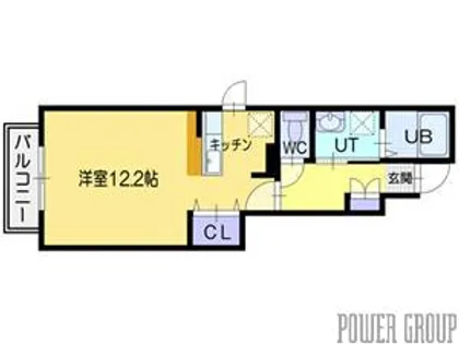 ネオプロムナード【1階】の間取り