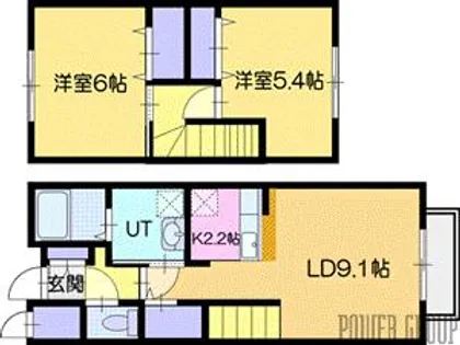 ファイン【1階】の間取り