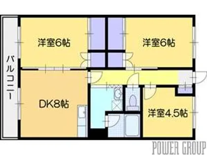青山ハイツ【1階】の間取り