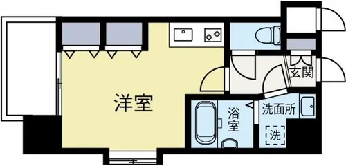 サヴォイ箱崎邸園【10階】の間取り